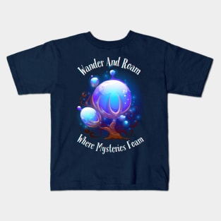 Mystical Arboreal Whispers Kids T-Shirt